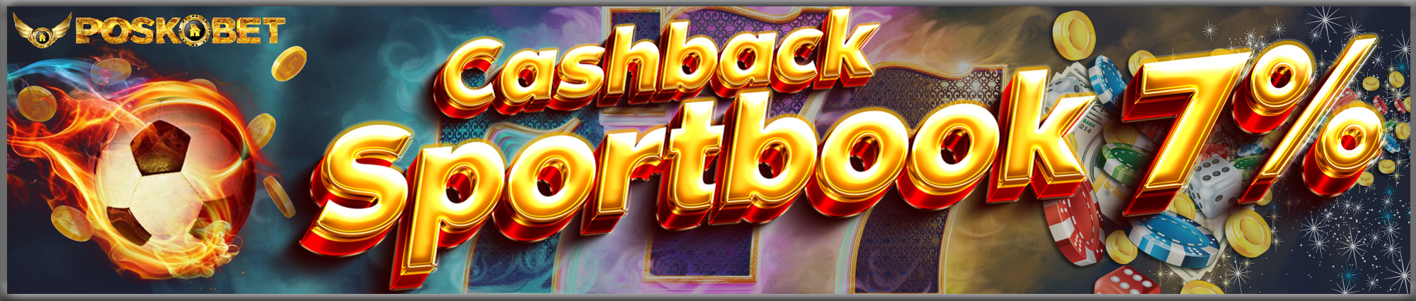 POSKOBET | Cashback Sportsbook 7%